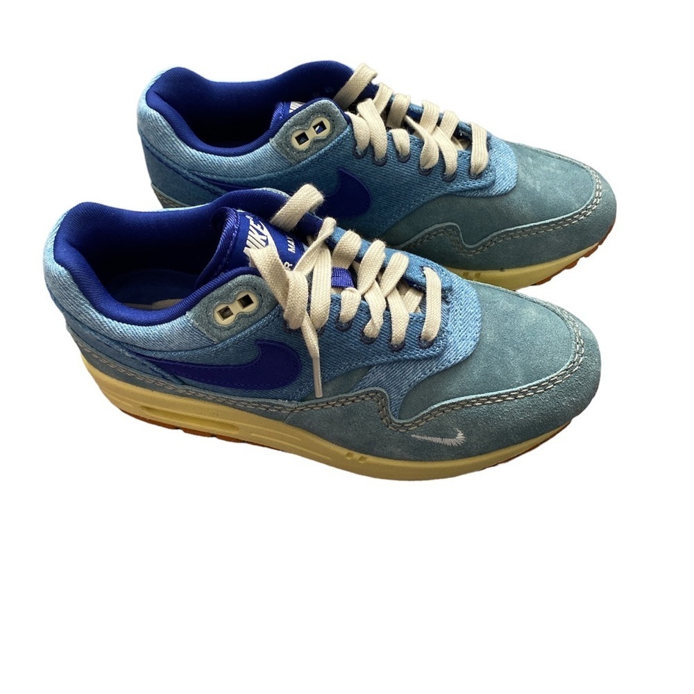 NWT NIKE AIR MAX 1 PRM DIRTY DENIM SIZE 5 - Picture 2 of 5